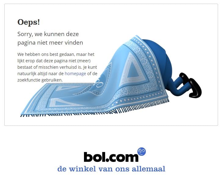 bol.com 404-pagina