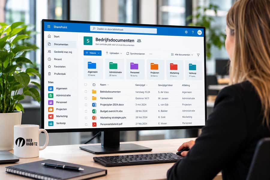 SharePoint inrichting met documentbibliotheken en toegangsrechten
