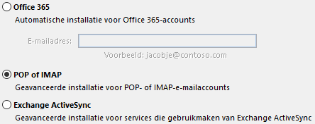 POP of IMAP