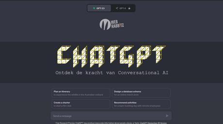 Wat Is ChatGPT? Ontdek De Kracht van Conversational AI - Web Rabbitz 🥕