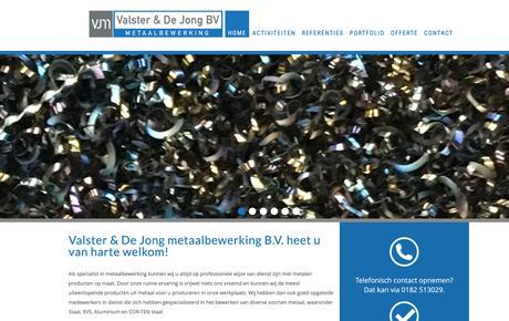 Valster & De Jong Website ontwikkelen Waddinxveen Web Rabbitz 🥕