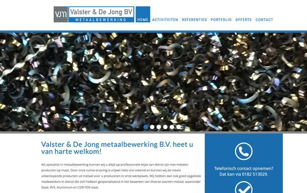 Website optimalisatie voor Valster & de Jong