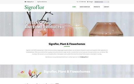 Maatwerk website en klantportaal voor Sigroflor Website ontwikkelen Waddinxveen Web Rabbitz 🥕