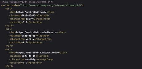 Verbeter de vindbaarheid en indexering van je website met een XML Sitemap - Web Rabbitz 🥕