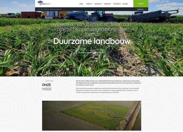 Professionele website voor Acacia Water